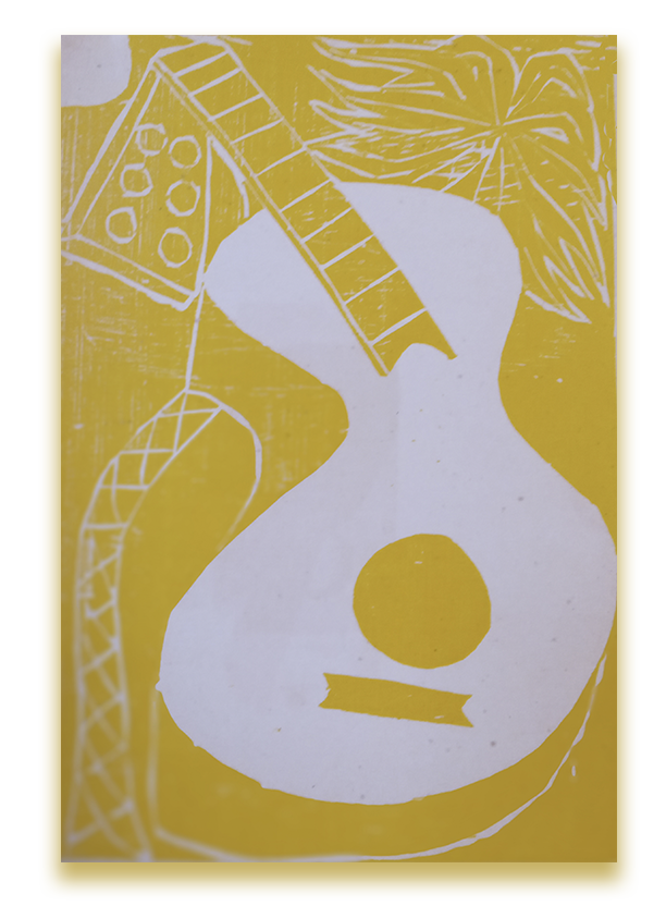 Xilografía de Manuel Segalá en Poemas para cuerdas